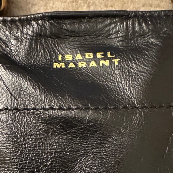 Isabel Marant Black Leather Wardy Tote - Picture 5 of 10